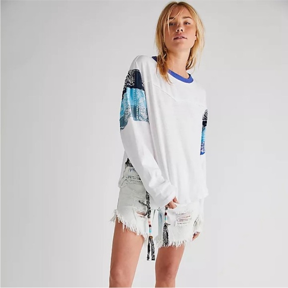 Free People Tops - We the Free Bandana Dreams Tee Size Small